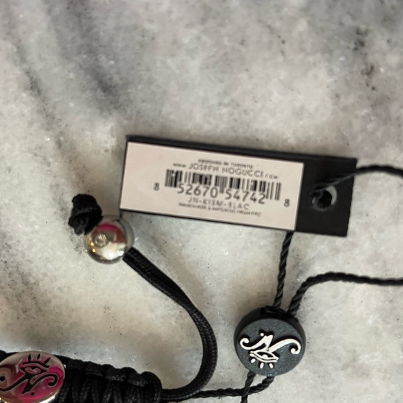 Joseph Nogucci Bracelet Black and Silver NEW Women’s Jewelry - Picture 5 of 7